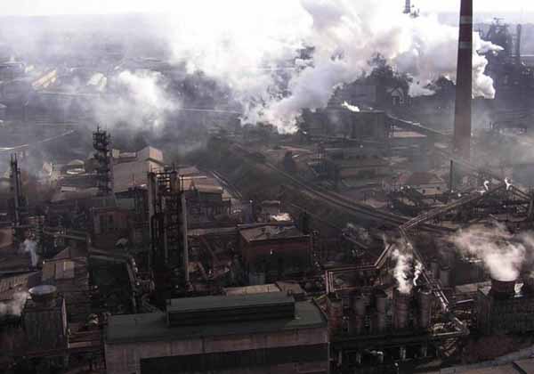 Image -- The Alchevsk Metallurgical Complex (aerial view).