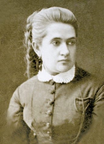 Image -- Khrystyna Alchevska (1870s photo).