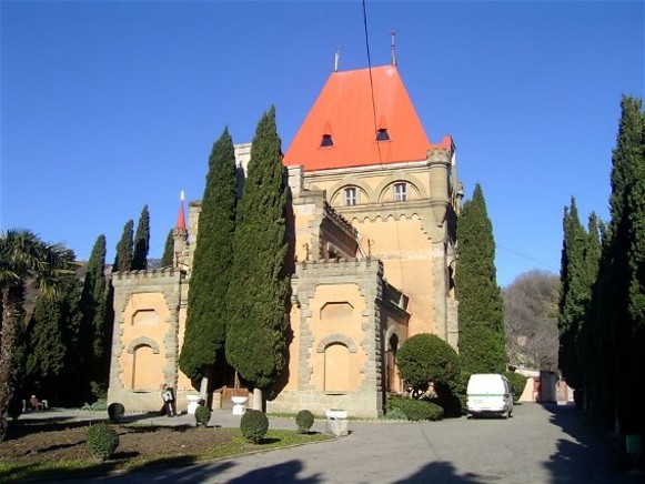 Image -- The Princess Gagarin palace in Alushta, Crimea.