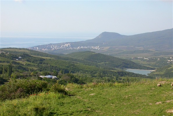 Image -- A view of Alushta, Crimea.