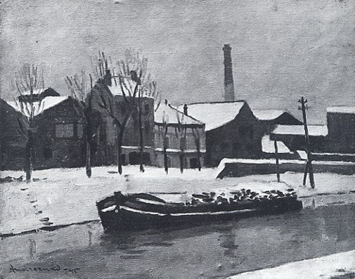 Image -- Mykhailo Andriienko-Nechytailo: Canal de Lourcqe (1945).