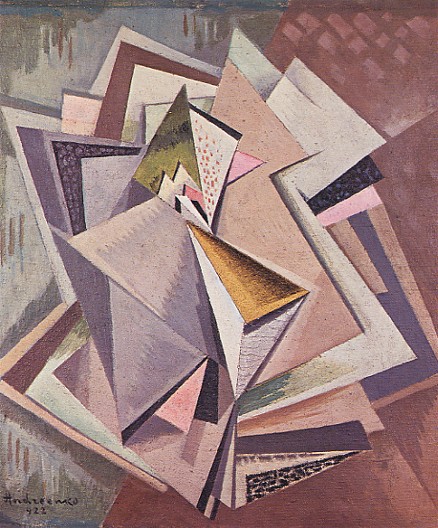 Image -- Mykhailo Andriienko-Nechytailo: Composition (1922).