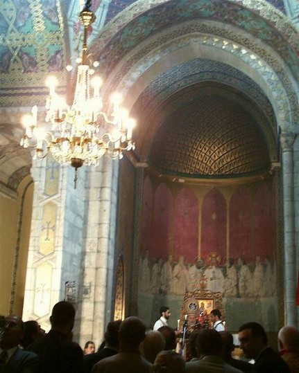 Image -- The Armenian Cathedral in Lviv (interior).