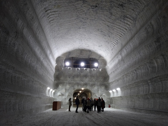 Image -- The Bakhmut rock salt deposits: a salt mine in Solevar, Donetsk oblast.