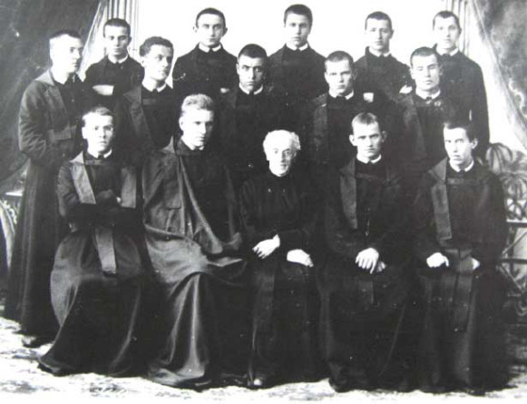 Image -- Basilian monks in Dobromyl (1893) (with Andrei Sheptytsky).