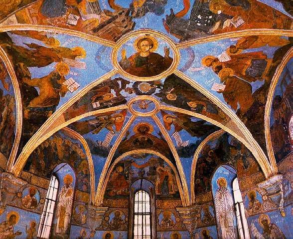 Image -- Frescos of the Transfiguration Church in Berestove.