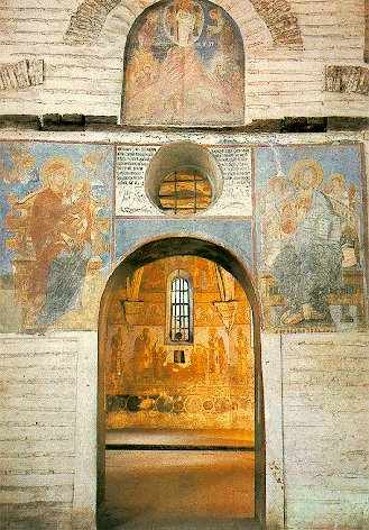 Image -- Interior of the Transfiguration Church in Berestove.