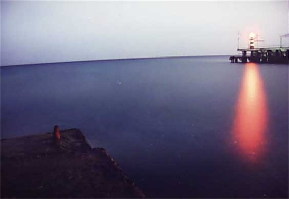 Image -- A lighthouse on the Black Sea shore near Alushta.