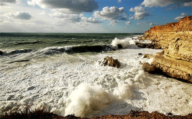 Image -- The Black Sea coast near Sevastopil.