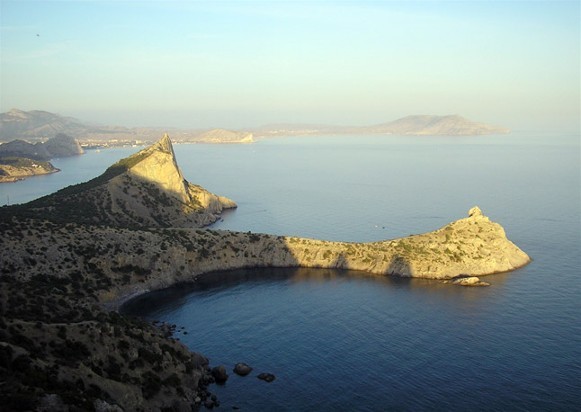 Image -- The Black Se shore in the Crimea.
