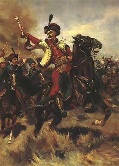 Image -- Colonel Ivan Bohun at the Battle of Berestechko.
