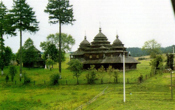 Image -- A Boiko church near Skole, Lviv oblast.