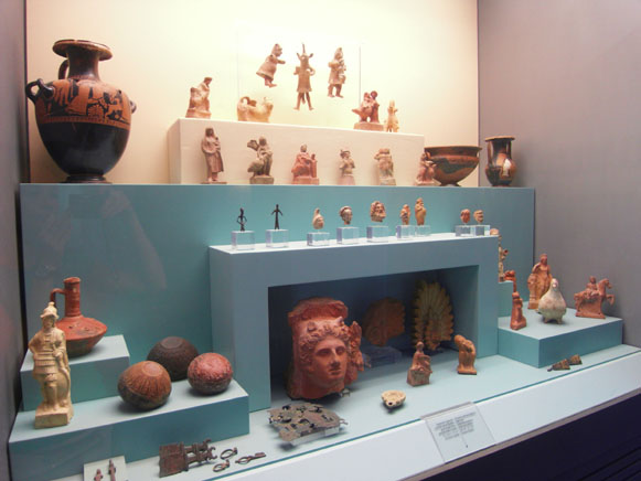 Image -- An ancient Bosporan Kingdom exhibit at the Odesa Archeological Museum.