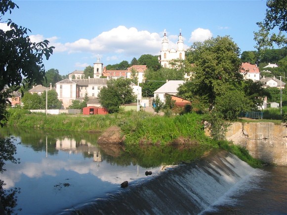 Image -- The Strypa River flowing through Buchach.
