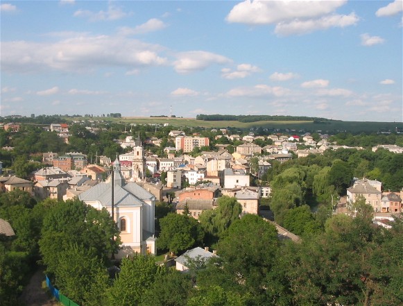 Image -- A panorama of Buchach.