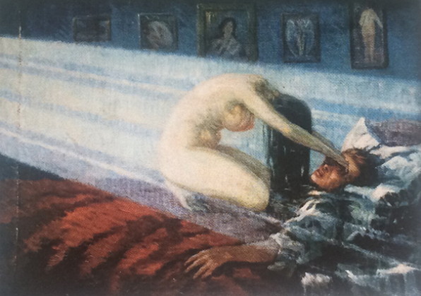 Image -- Yuliian Butsmaniuk: Death of an Artist (1920).