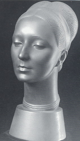 Image -- Mykhailo Chereshnovsky: Portrait of Artists Wife (1950).