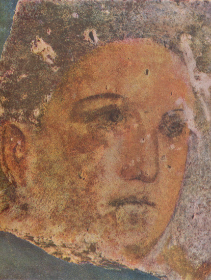 Image -- A fresco of a young man (4th century BC) from Chersonese Taurica.