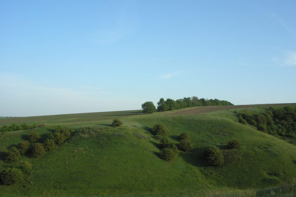 Image -- The Deivska Hill near Kremenchuk in the Poltava region.