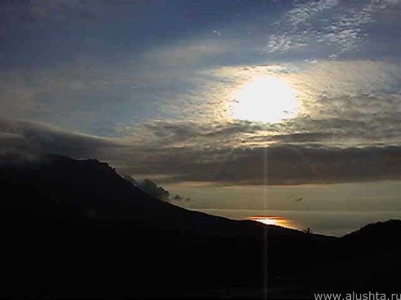 Image -- Sunrise over the Demerdzhi Yaila in the Crimean Mountains.