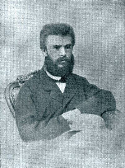 Image -- Mykhailo Drahomanov (1864).