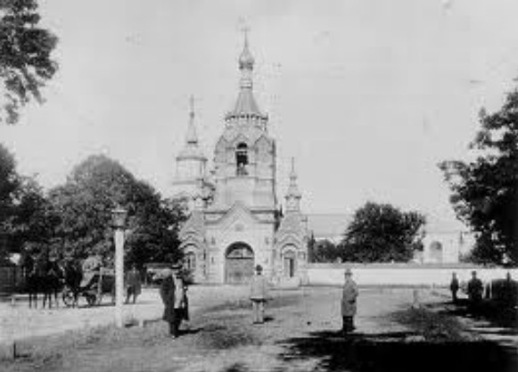 Image -- The Dubno Monastery (old photograph).