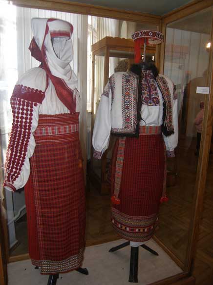 Image -- Embroidered folk dress from the Ivano-Frankivsk region.