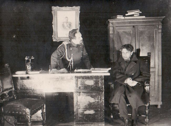 Image -- Franko New Drama Theater: the staging of Sin by Volodymyr Vynnychenko (1920).