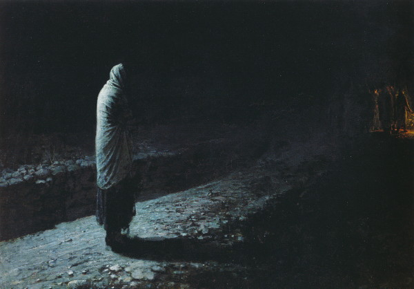Image -- Mykola Ge: Judas (1891).
