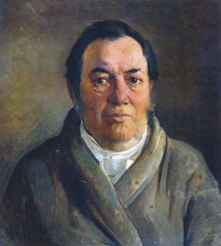 Image -- Mykola Ge: Portrait of the Artist's Father, Mykola Ge Sr. (early 1850s).