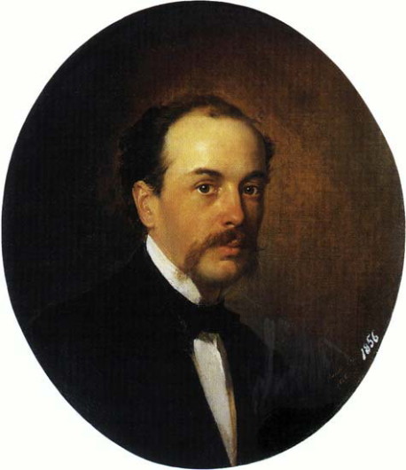 Image -- Mykola Ge: Portrait of Hryhorii Ge (1856).