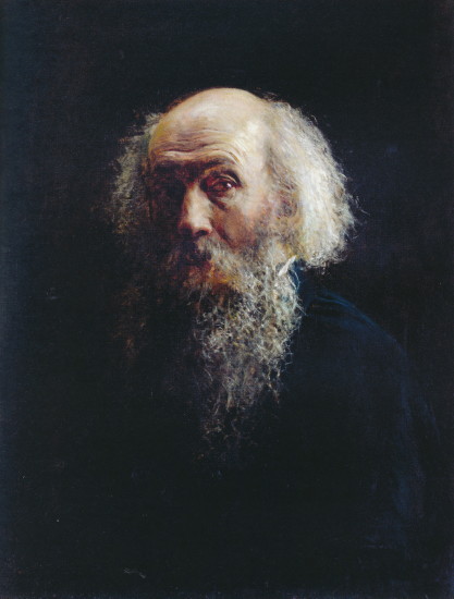 Image -- Mykola Ge: Self-portrait (1892-3).