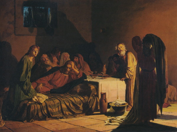 Image -- Mykola Ge: The Last Supper (1863).