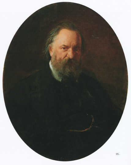 Image -- Mykola Ge: Portrait of Aleksandr Herzen (1867).