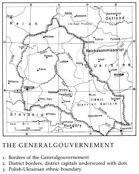 Image from entry Generalgouvernement in the Internet Encyclopedia of Ukraine