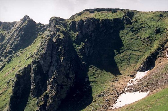 Image -- A fragment of the crest of Mount Pip Ivan in the Hutsul Alps (Carpathians).