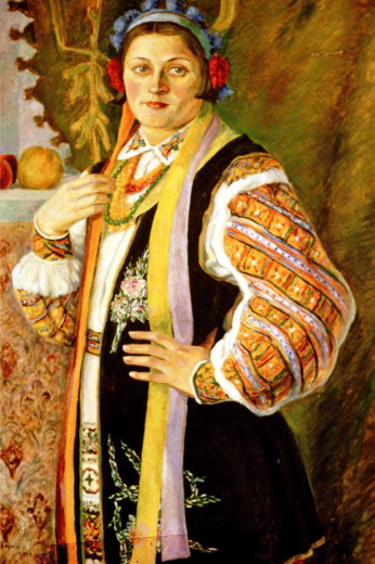 Image -- Oleksander Kharkiv: A Woman from Yavoriv.