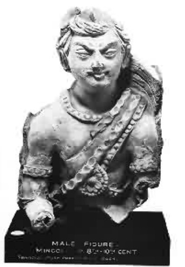 Image -- Bust of a Khazar warrior.
