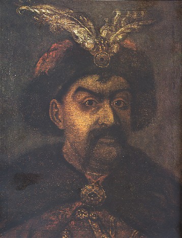 Image -- Portrait of Hetman Bohdan Khmelnytsky (17th century).