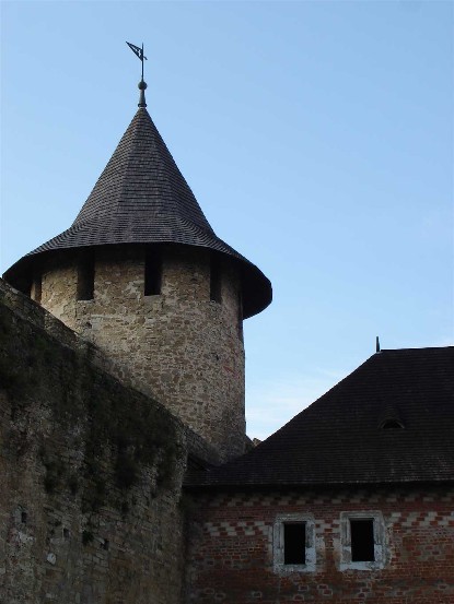 Image -- Khotyn castle turret.