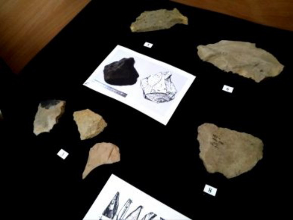 Image -- Korolevo archeological site (artefacts exhibit).
