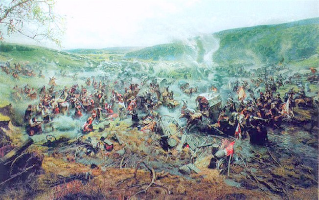 Image -- The Battle of Korsun (diorama by S. Honcharenko, Yu. Sanytsky, S. Sirenko, 1995).