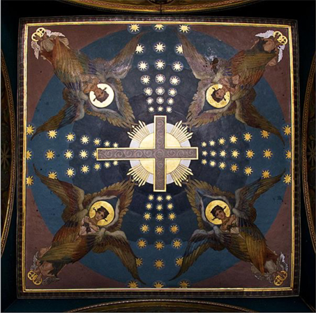 Image - Wilhelm Kotarbinski: ceiling at the Kyiv Saint Volodymyrs Cathedral.