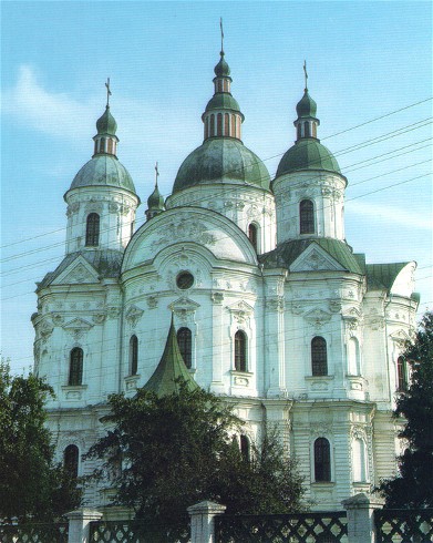 Image -- The Cathedral of the Nativity of the Mother of God (1752-63) in Kozelets.