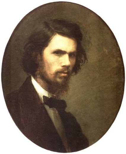 Image -- Ivan Kramskoi: Self-portrait (1867).