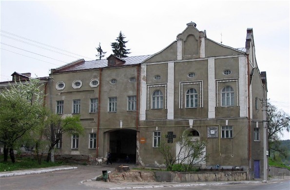 Image -- One of the buildings of the former theological seminary in Kremianets.
