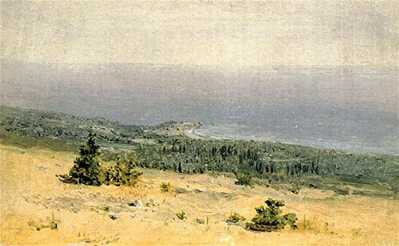 Image -- Arkhyp Kuindzhi: Crimea (1880).