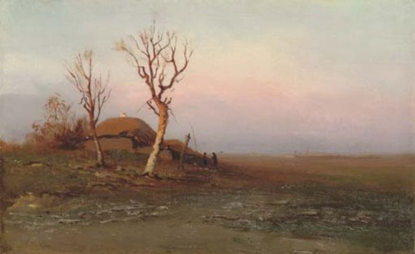 Image -- Arkhyp Kuindzhi: Early Evening (1881).