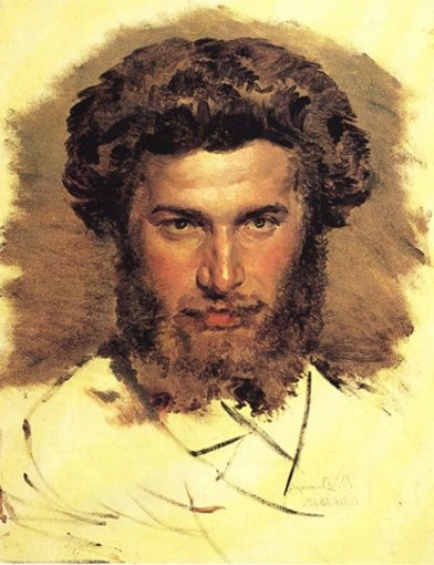 Image -- Portrait of Arkhyp Kuindzhi by V. Vasnetsov.
