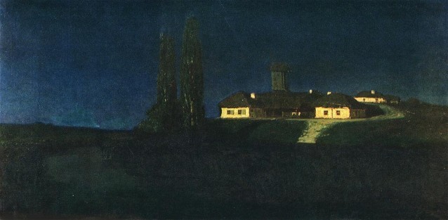 Image -- Arkhyp Kuindzhi: Ukrainian Night (1876).